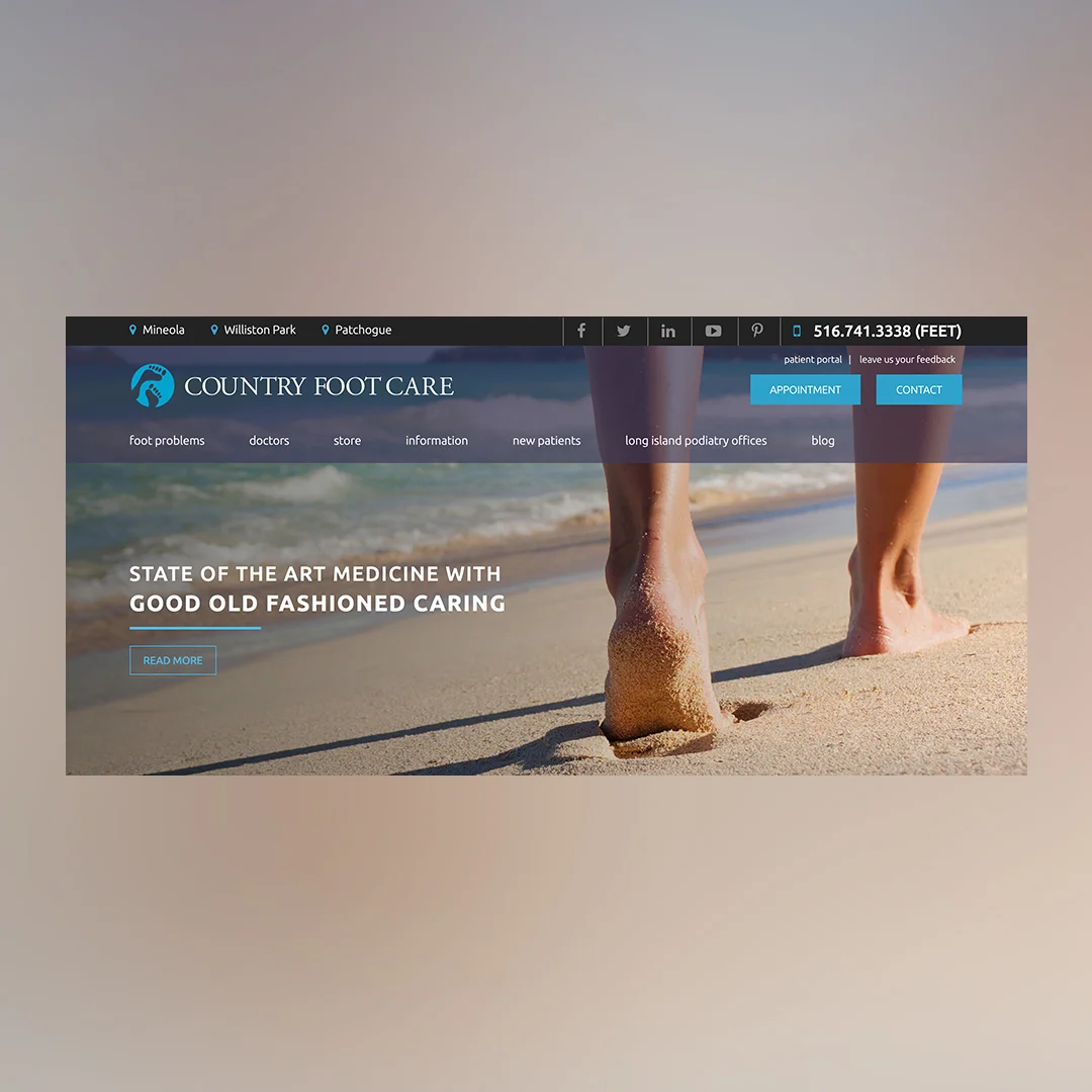country foot port