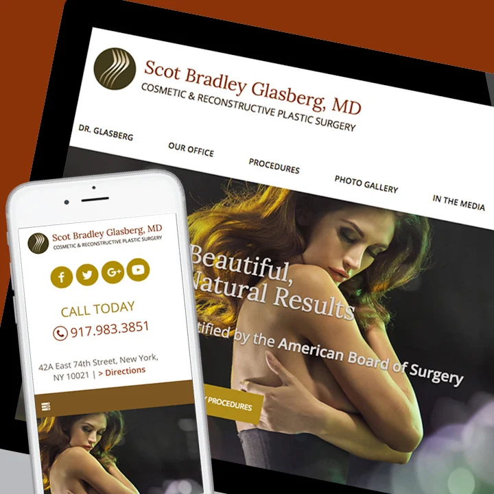 Dr. Glasberg website design
